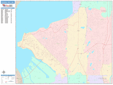 Federal Way Digital Map Color Cast Style
